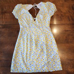 Final Price - Princess Polly Kasey Mini Dress Yellow Multi
